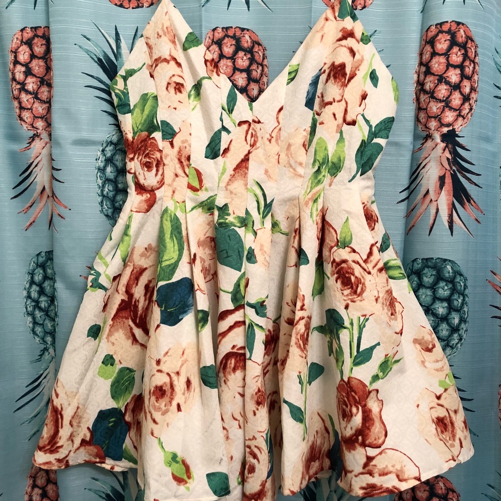 Floral Romper Dress
